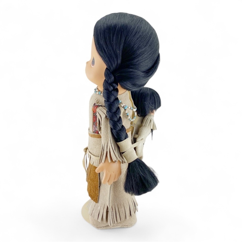 Precious Moments Morning Star & Papoose 15” Collectible Doll With Stand - Picture 7 of 7